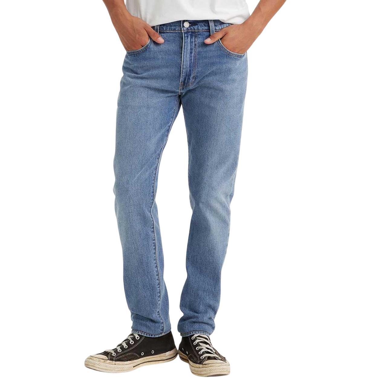 Levi's pantalone jeans da uomo 512 Slim Affusolati 288331260 blu medio