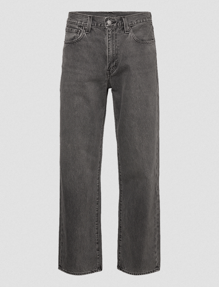 Levi's uomo Jeans 568™ Loose Straight 290370052 Dark Black Worn In-Nero