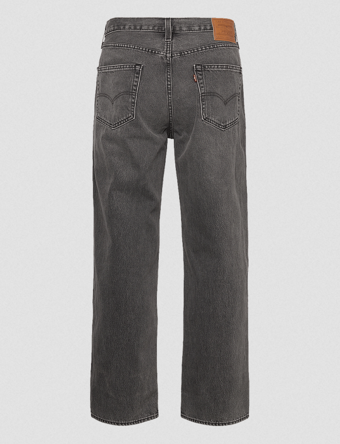 Levi's uomo Jeans 568™ Loose Straight 290370052 Dark Black Worn In-Nero
