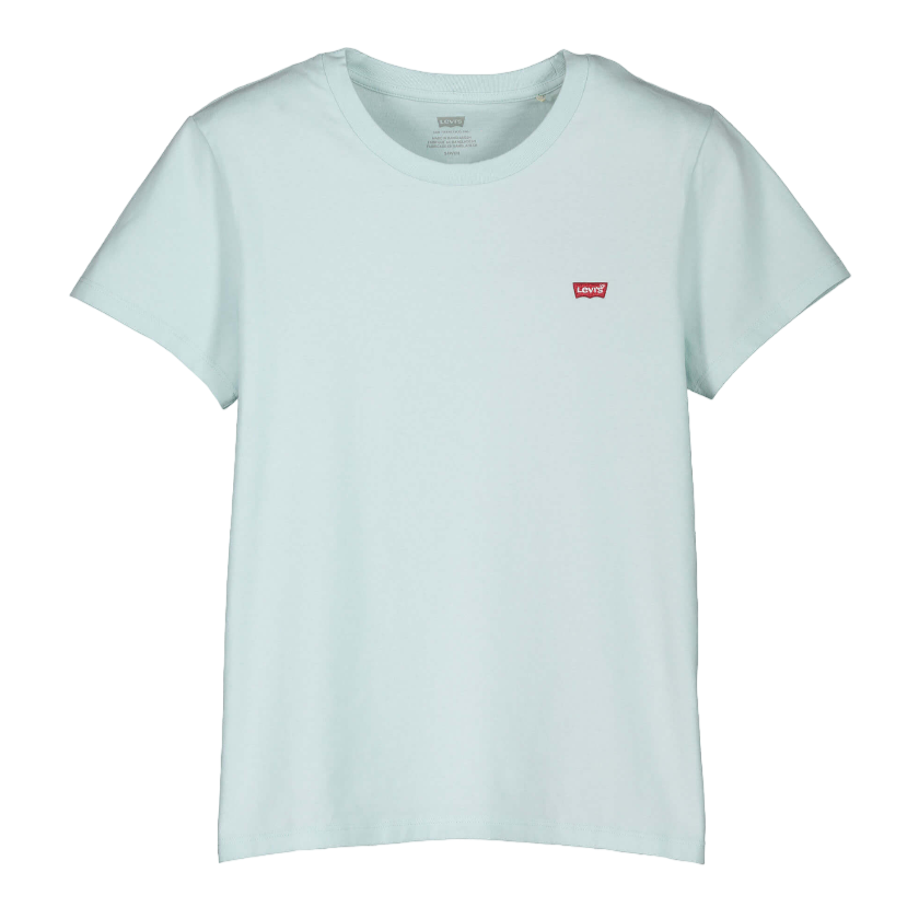 Levi's maglietta manica corta da donna Logo Piccolo 39185-0302 celeste chiaro