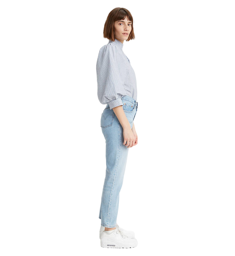 Levi&#39;s pantalone Jeans da donna Cropped 501 Original 362000124 blu chiaro