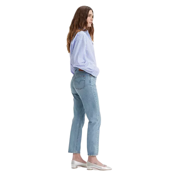 Levi&#39;s pantalone jeans da donna Crop 501 A87460002 blu chiaro