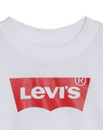 Levis Kids T-shirt manica lunga da bambino Batwing Tee 6E8646-001 bianco