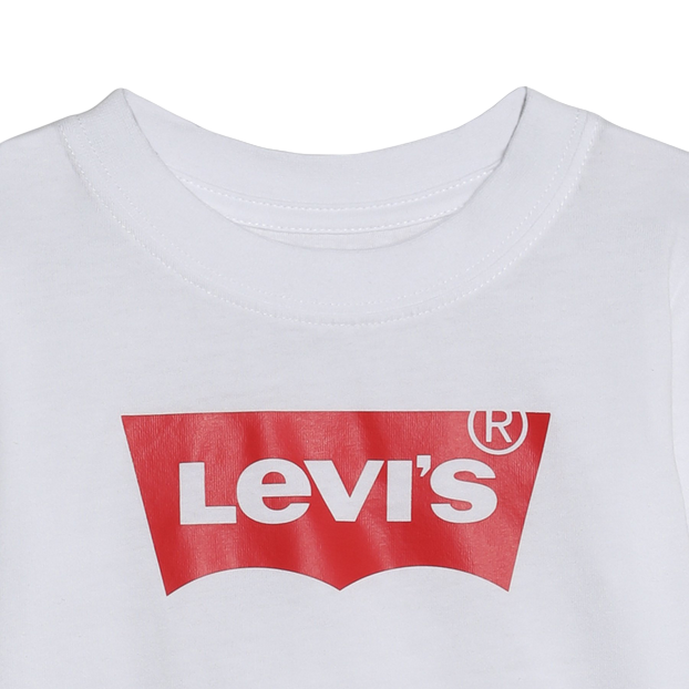 Levis Kids maglietta manica lunga da bambino Batwing Tee 6E8646-001 bianco 1