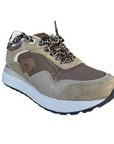 Lotto Leggenda scarpa sneakers da donna Tokyo Wedge Leo Lace 221871 CS5 fossile-platino-beige