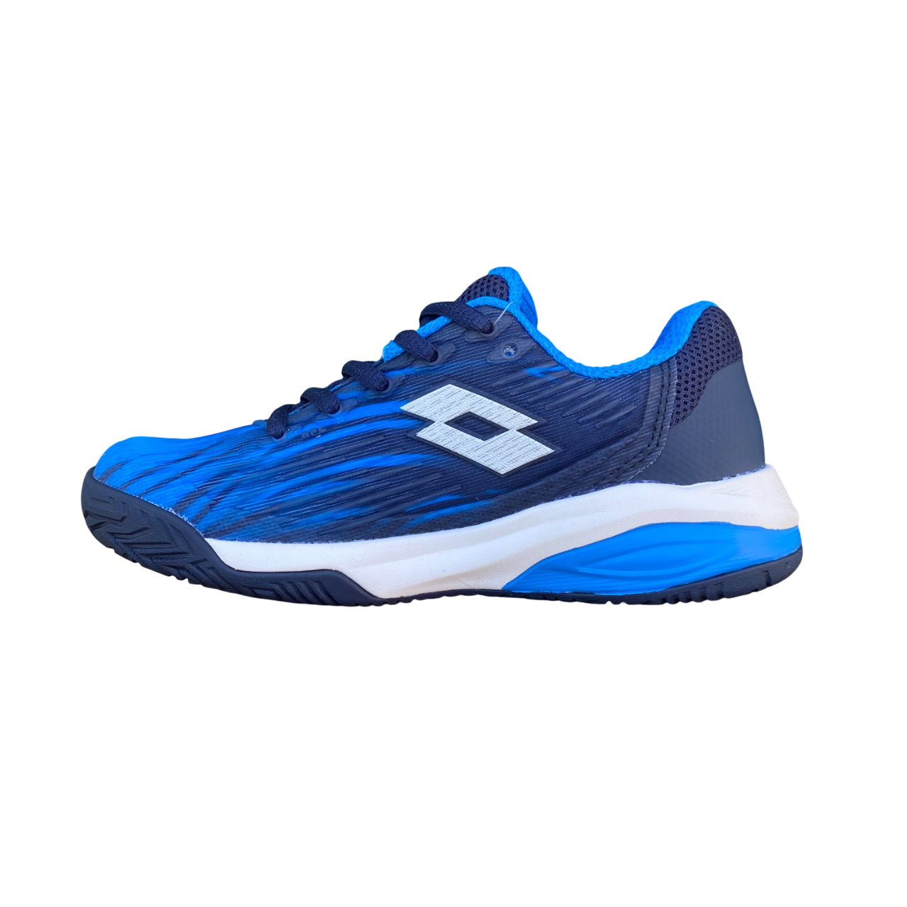 Lotto - Scarpe da Tennis Junior Mirage 200 II PRT Blu 222857-D0U - laterale
