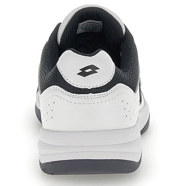 Lotto 220635 1PL Court Logo AMF XX Bianche e Nere: Il Comfort Personalizzato Incontra la Performance logo al tallone