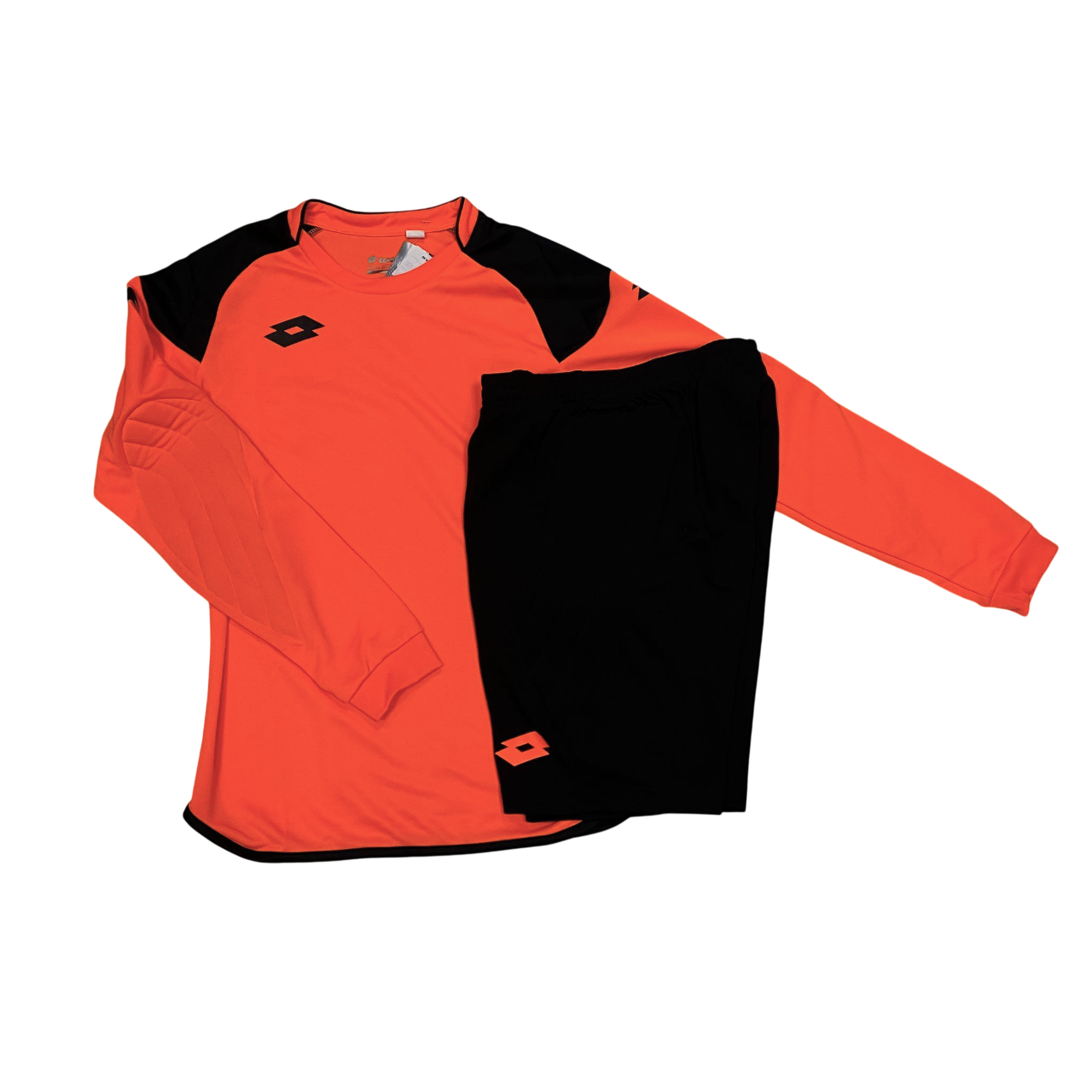 Lotto Completo da portiere manica lunga da junior Cross S3716 arancio-nero