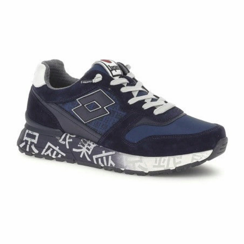 Lotto Leggenda sneakers uomo in camoscio-tessuto Tokyo Ginza Shaded 223627 78M blu