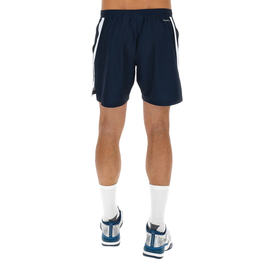 Lotto Pantaloncini Tennis Uomo TECH D1 222103-1D0 Blu Scuro – tecnici, sportivi, traspiranti, comfort - retro