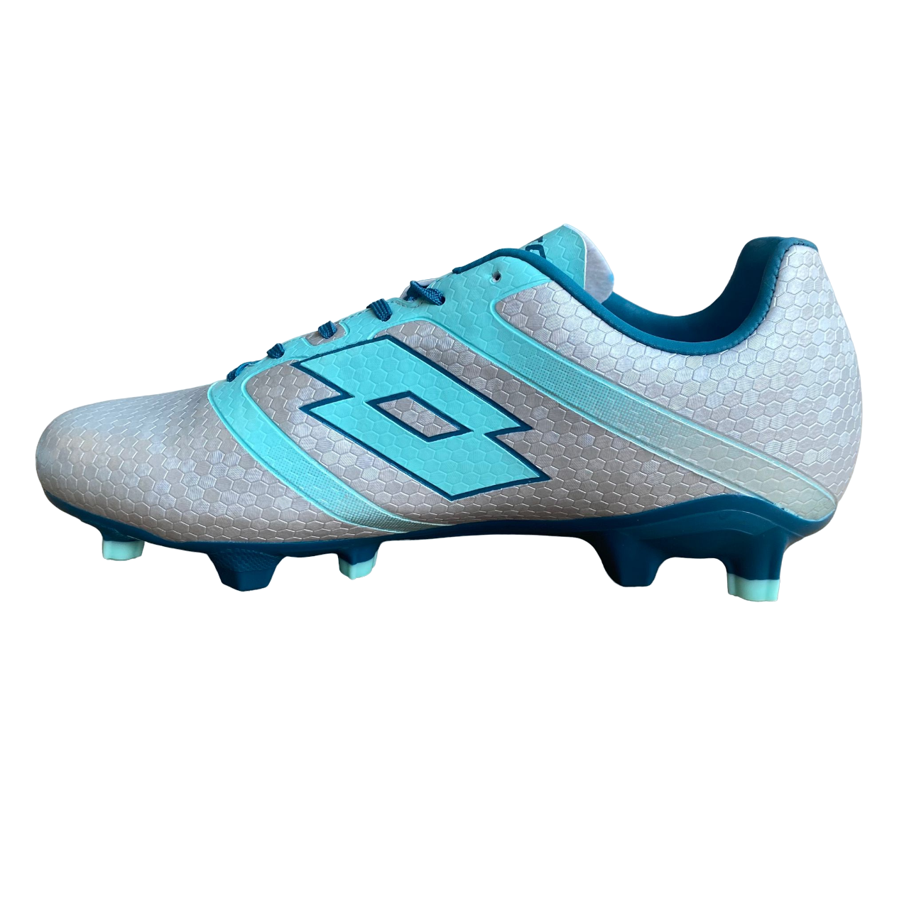 Lotto Scarpa da calcio da uomo Maestro 700 IV FG 214594 AU8 argento-blu frontale