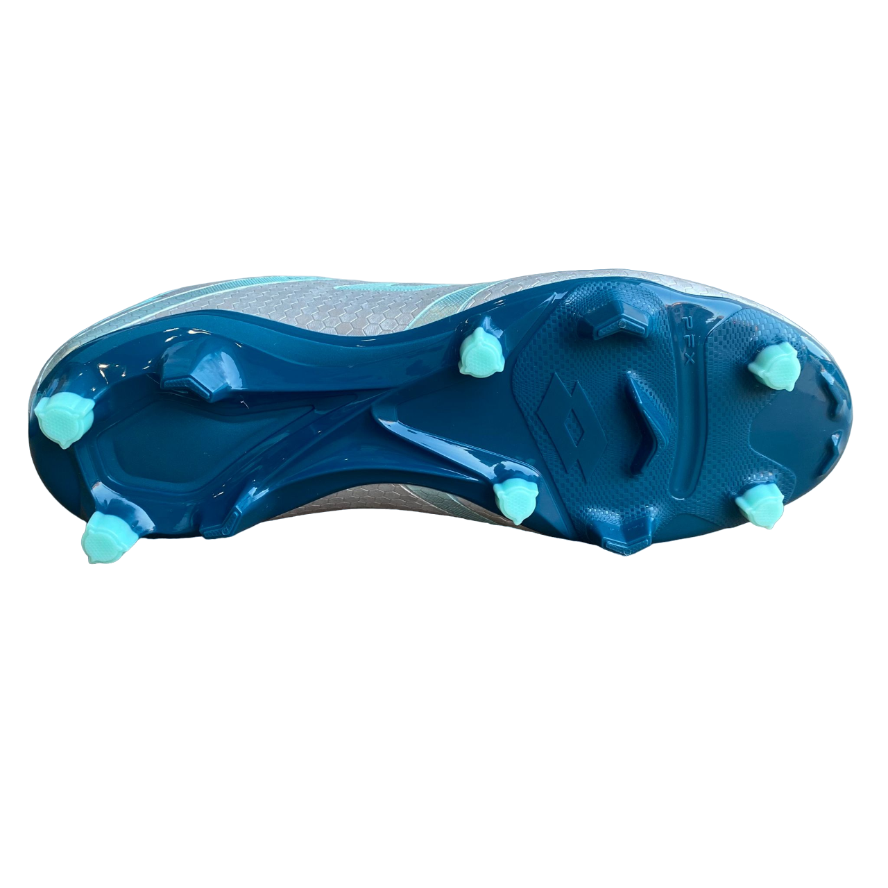 Lotto Scarpa da calcio da uomo Maestro 700 IV FG 214594 AU8 argento-blu suola