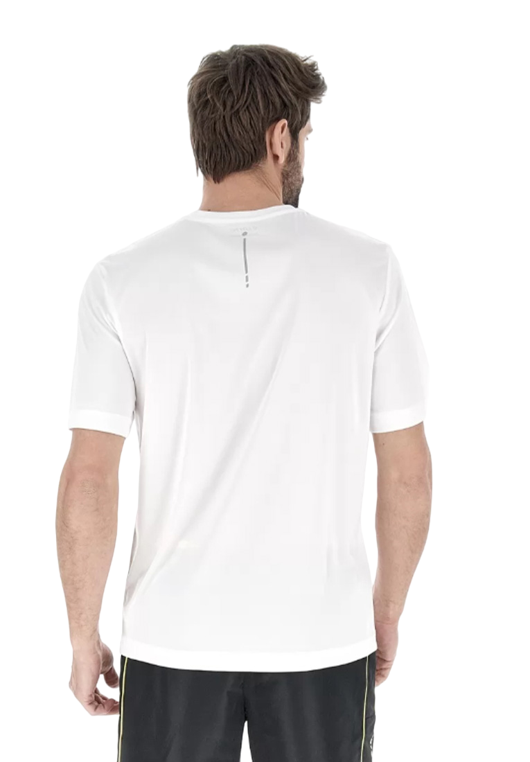 Lotto T-Shirt Tecnica Uomo 218935 0F1 Bianco Poliestere Traspirante dietro