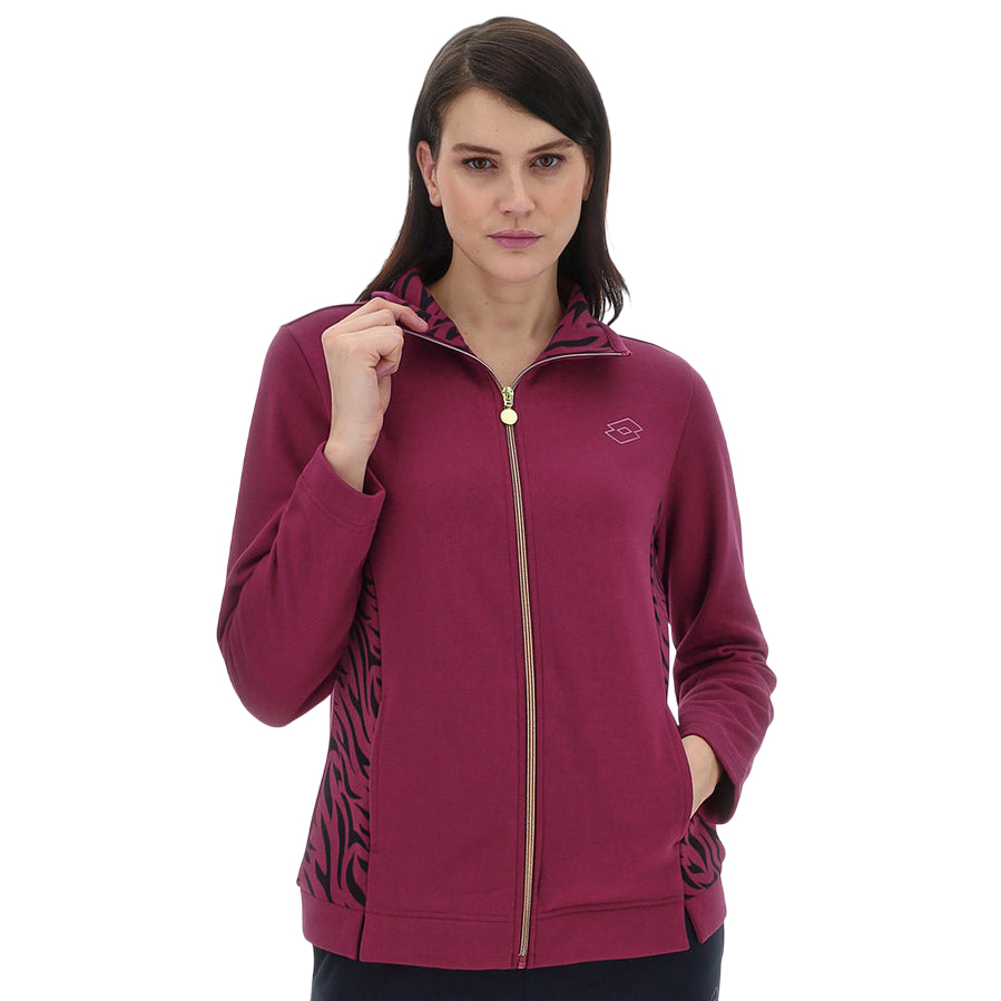 Lotto Tuta Sportiva da Donna Gal 222881 DMT Wine-Blue – Comfort e Stile Femminile -  felpa 
