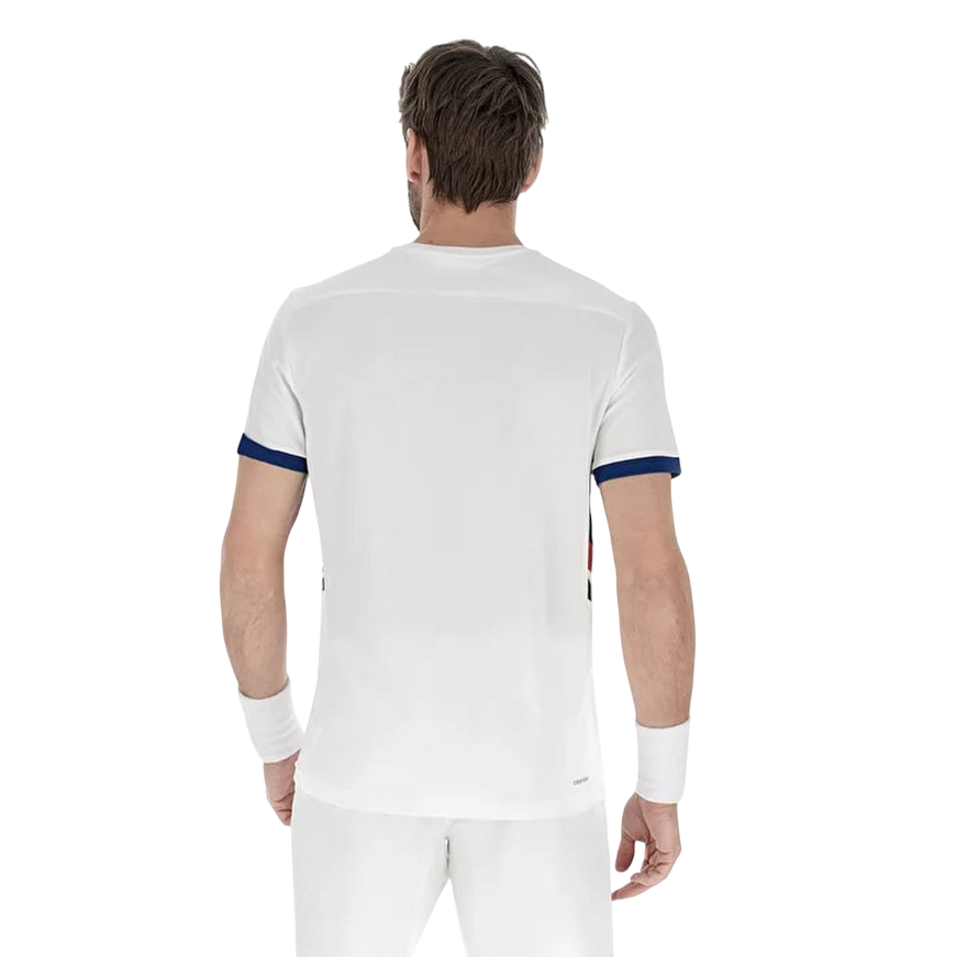 Lotto maglietta manica corta da tennis Squadra III 218787 0F1 bianco