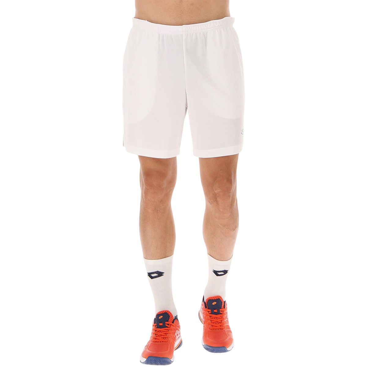 Lotto pantaloncino sportivo da uomo Squadra 7in III 218790 0F1 bianco