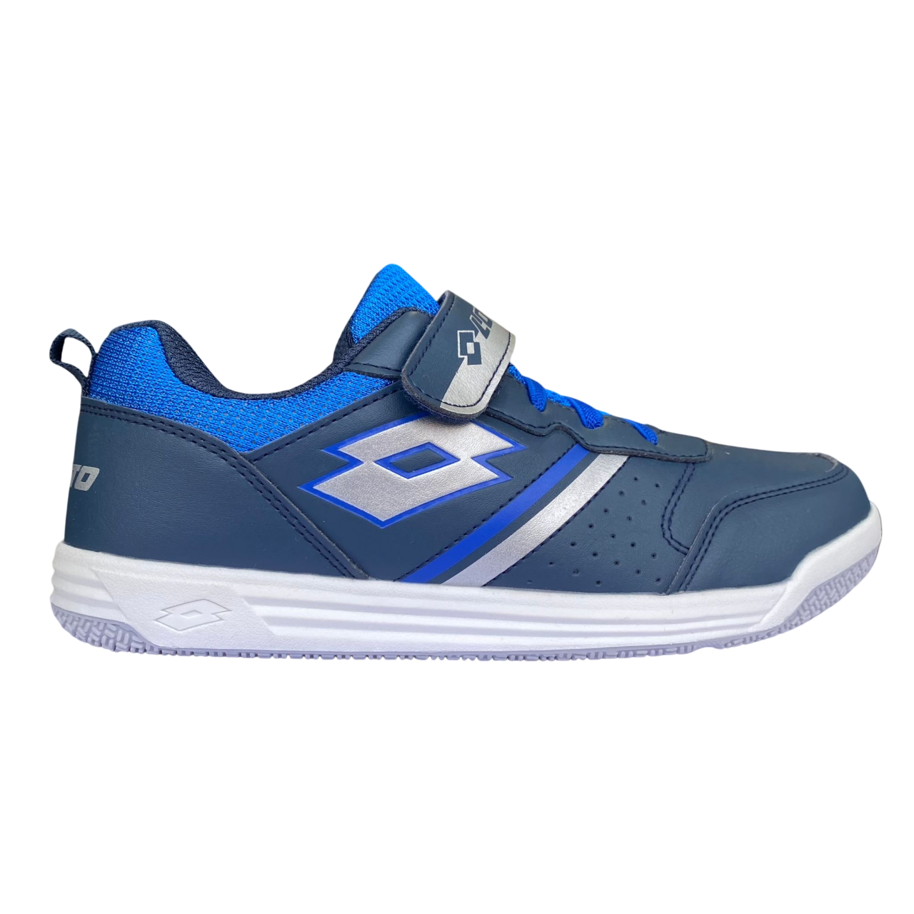 Lotto scarpa da tennis da junior Set Ace 214998 75K blu-argento