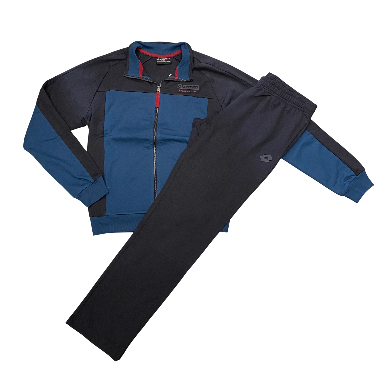 Lotto tuta sportiva da uomo Stratos 222283 D7M blu-grigio