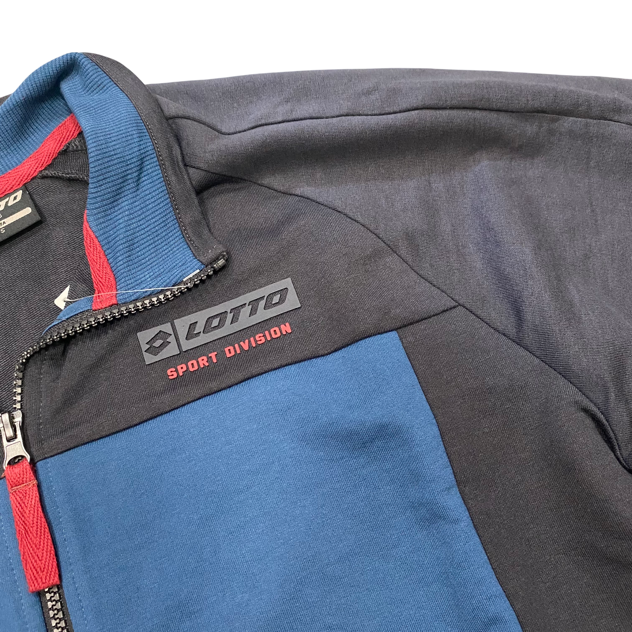 Lotto tuta sportiva da uomo Stratos 222283 D7M blu-grigio