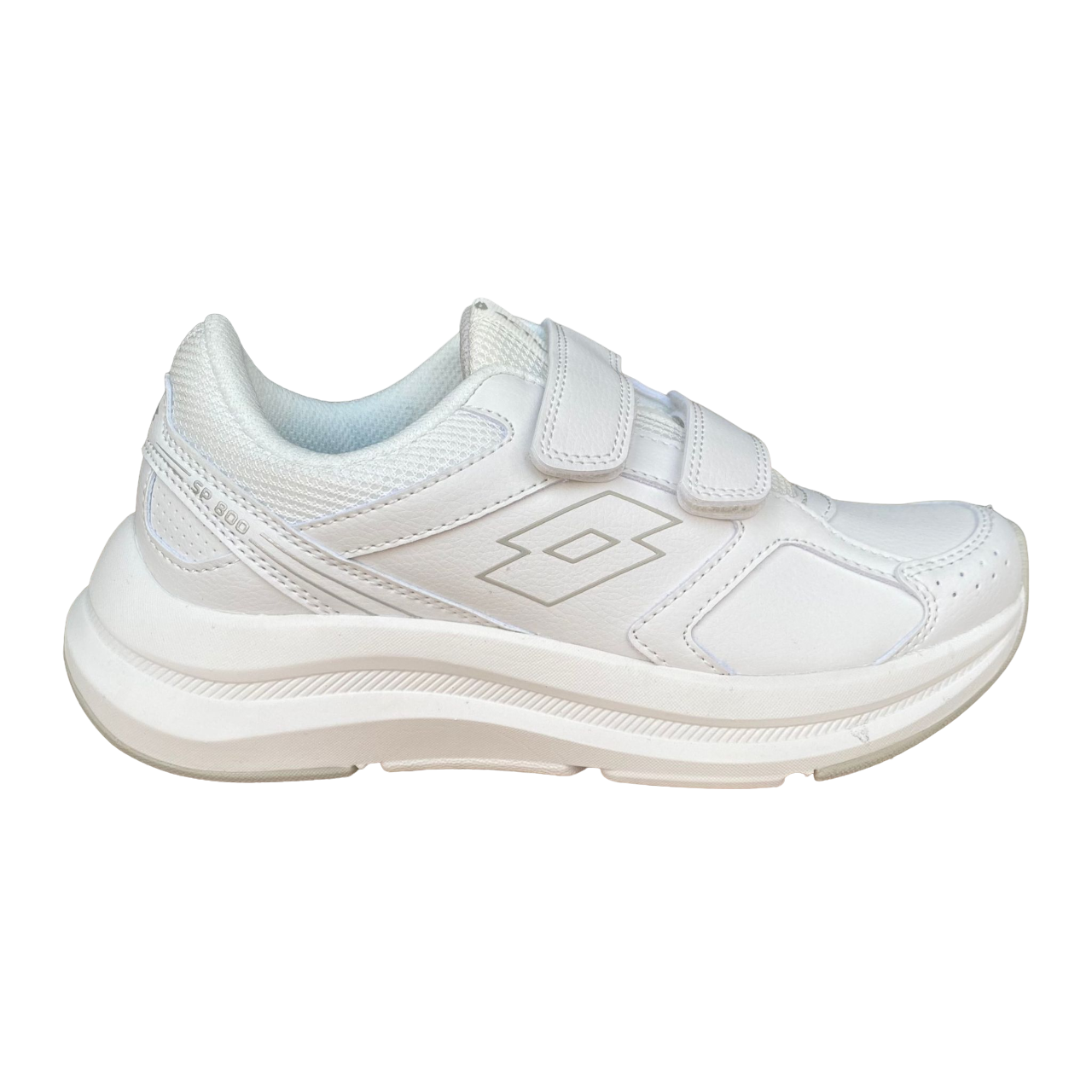 Lotto scarpa da corsa da donna con strappo Speedride 809 II S 221373 010 bianco