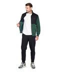 Lotto tuta sportiva da uomo Triple V 216887 8HK verde-nero