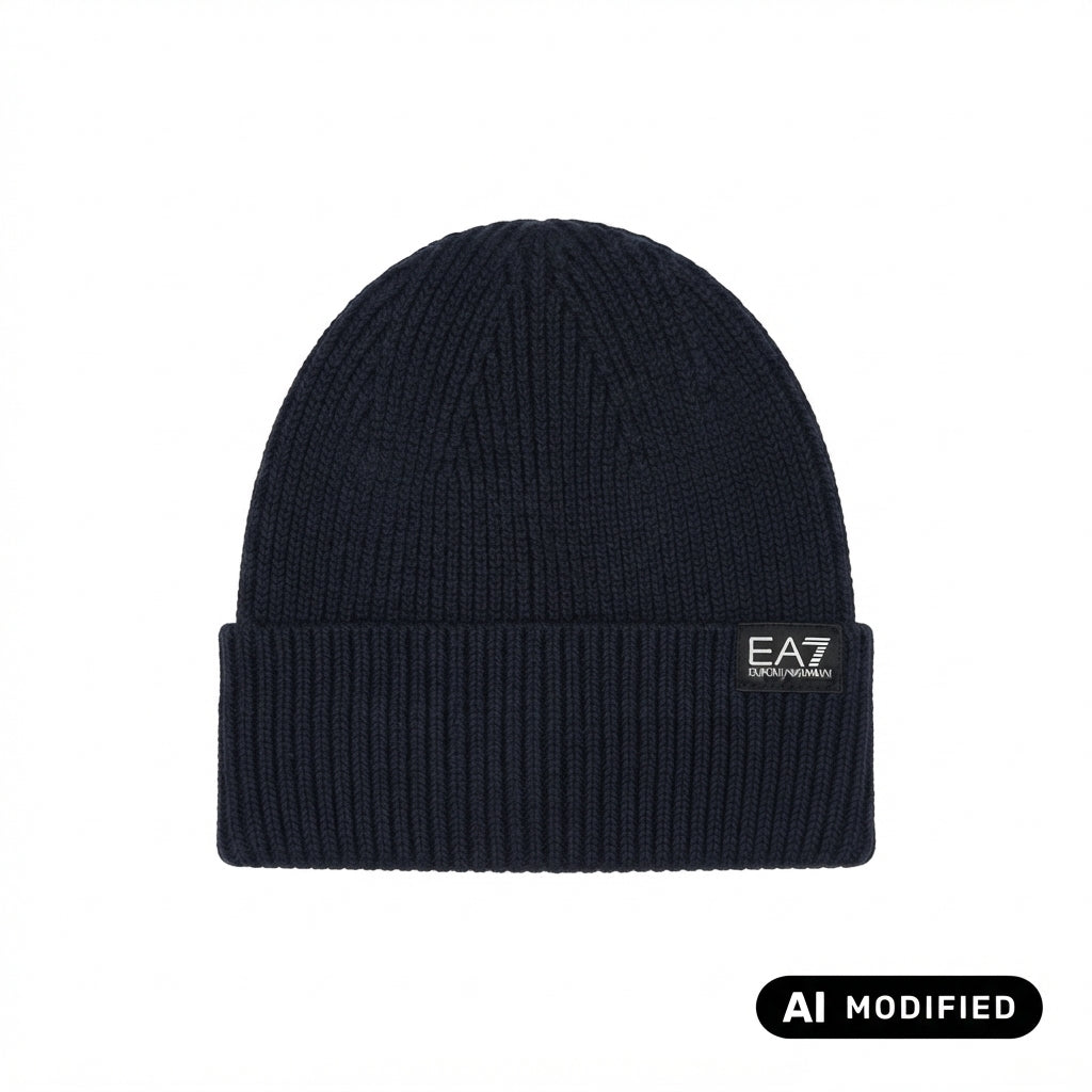 EA7 ARMANI cappello a coste con logo 7X000312 AF29587 UB102 blu
