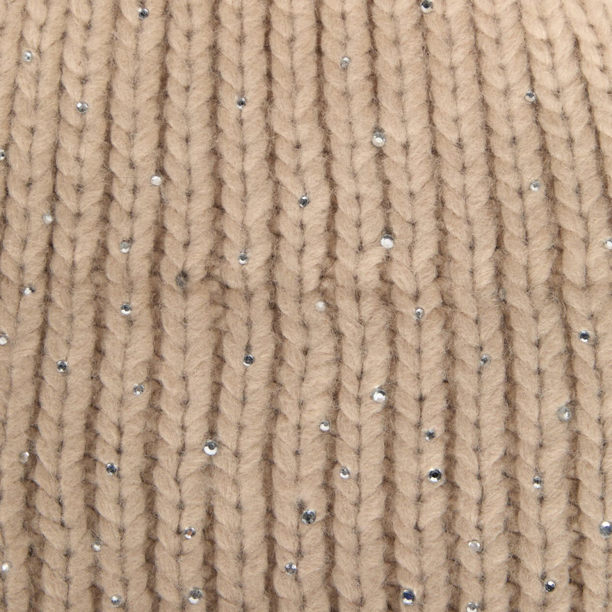 MCKINLEY – Cappello in Maglia con Strass e Ponpon Melday III 294755-021 Beige | Caldo, Elegante e Must-Have per l’Inverno Donna - tessuto