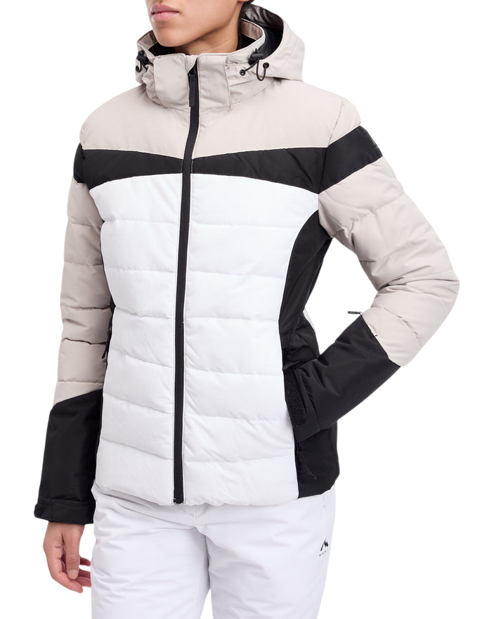 MCKINLEY – Giacca Neve Donna Dunja W 425208-909 Bianco-Grigio | Tecnologia, Eleganza e Protezione Totale sulla Neve