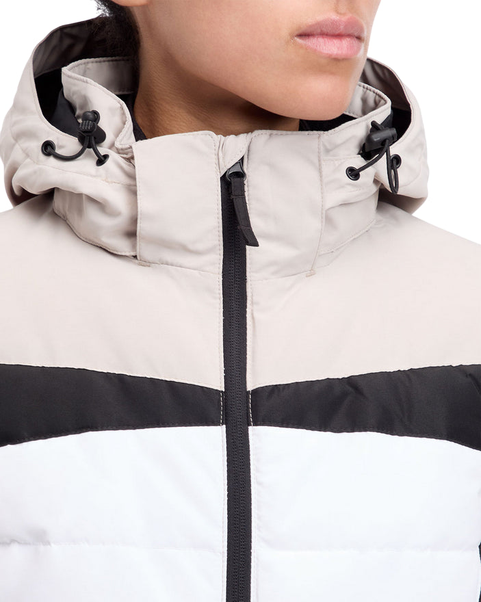 MCKINLEY – Giacca Neve Donna Dunja W 425208-909 Bianco-Grigio | Tecnologia, Eleganza e Protezione Totale sulla Neve - dettaglio