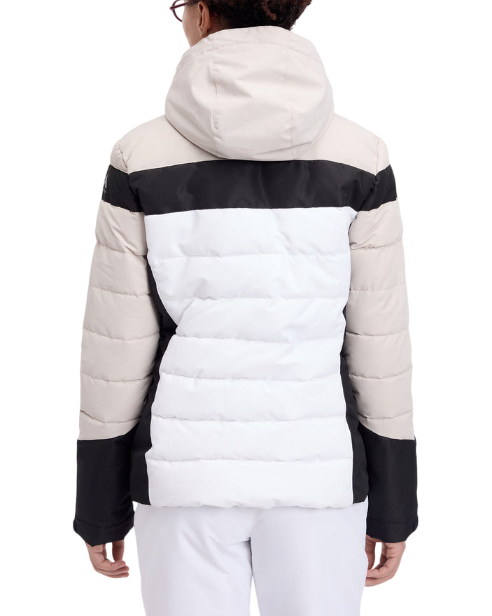 MCKINLEY – Giacca Neve Donna Dunja W 425208-909 Bianco-Grigio | Tecnologia, Eleganza e Protezione Totale sulla Neve - retro