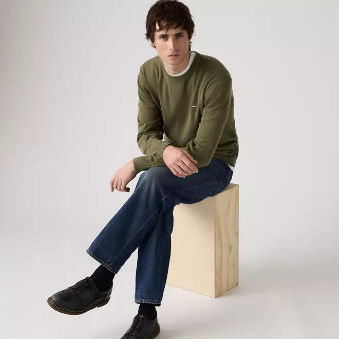Levi's Maglia da uomo Housemark leggera A72070049 verde