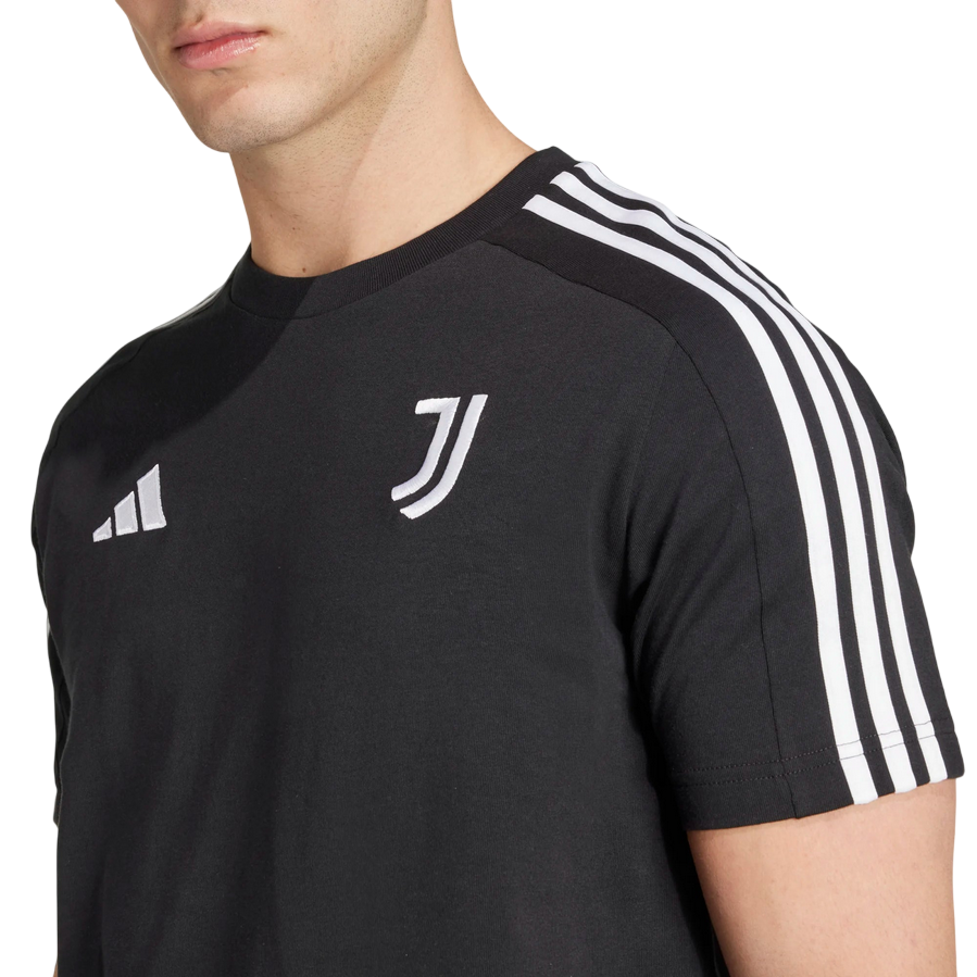 Maglia calcio Adidas Juventus DNA IY4120 nera da uomo, abbigliamento sportivo ufficiale premium, logo juve