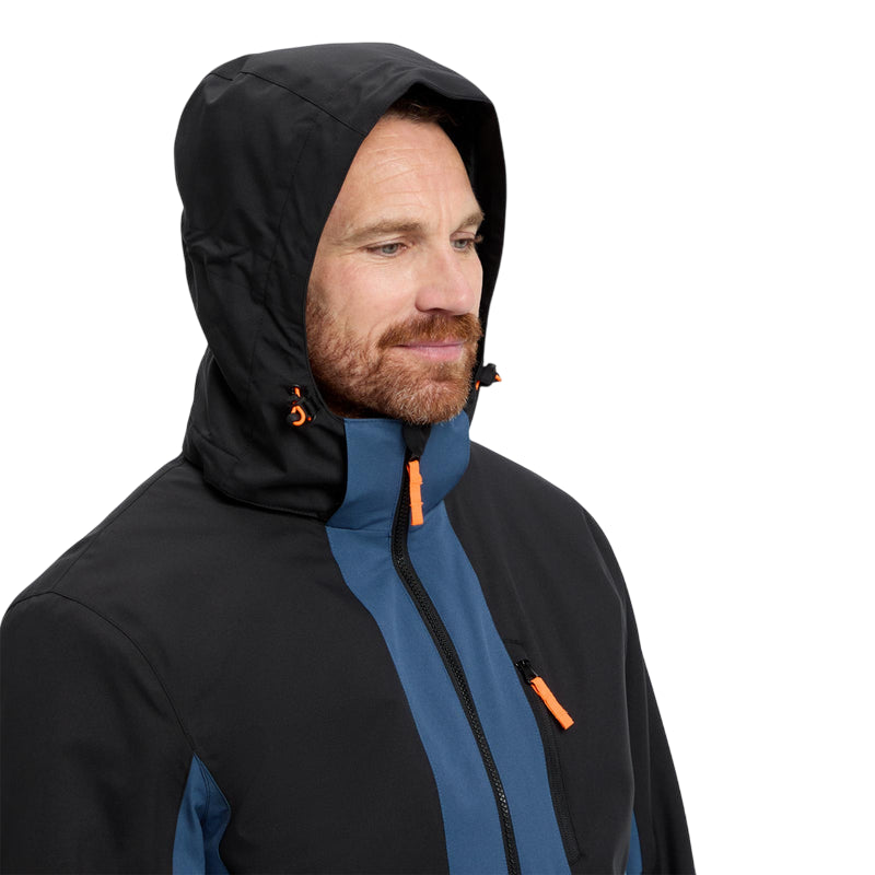 McKINLEY Giacca da Uomo Gian 429180-906 Blu – Protezione Outdoor, Comfort Dinamico e Stile Versatile - cappuccio