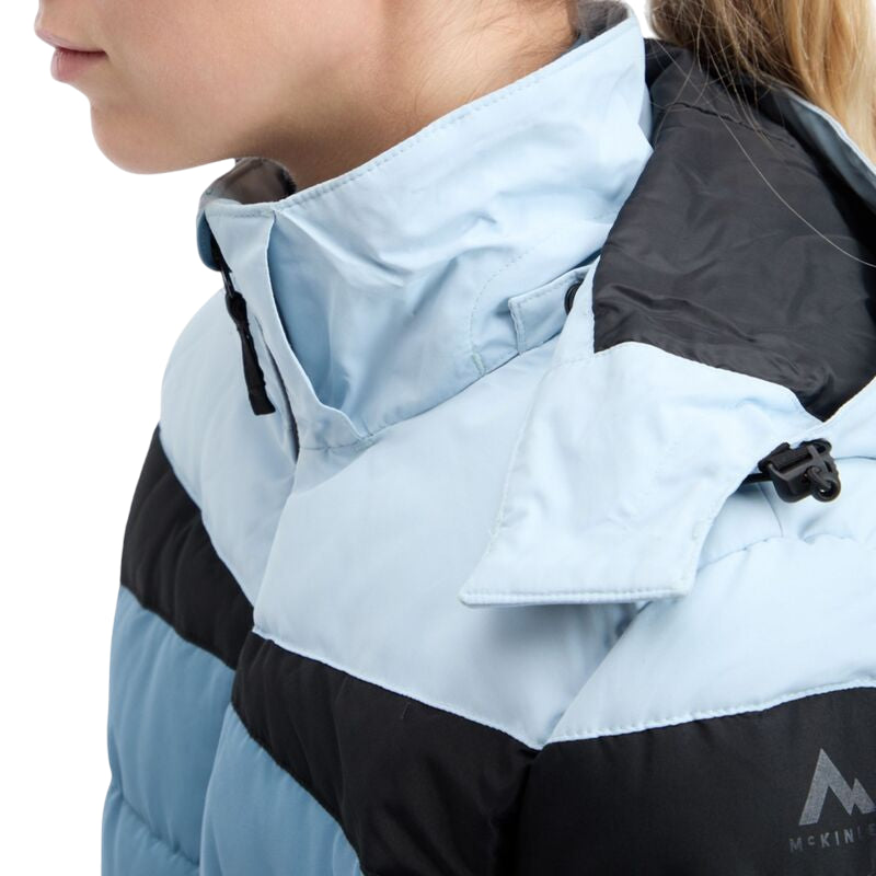 McKinley Giacca Neve Donna Dunja 425208-910 Blu – Protezione e Stile - cappuccio