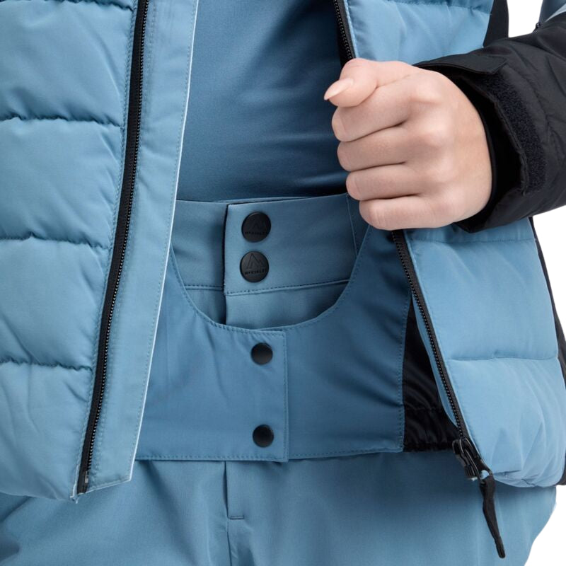 McKinley Giacca Neve Donna Dunja 425208-910 Blu – Protezione e Stile - zip 