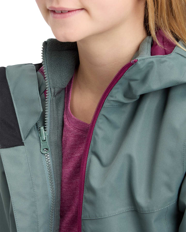 McKinley Giacca Neve Ragazza Justin 3:1 432358-790 Verde - cerniera