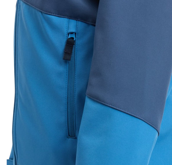 McKinley Giubbotto Abe 432866-555 Blu – Giubbotto junior outdoor, cappuccio, idrorepellente, pile. - dettaglio 