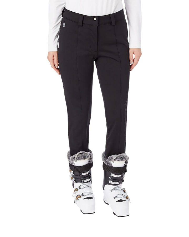 McKinley Pantalone Sci Donna Sidoni II 267350-057 Nero – Softshell, Traspirante, Slim Fit