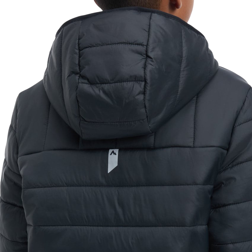 McKinley Piumino con Cappuccio da Ragazzo Alix 432360-057 Nero – Protezione Invernale, Comfort e Stile Outdoor - CAPPUCCIO