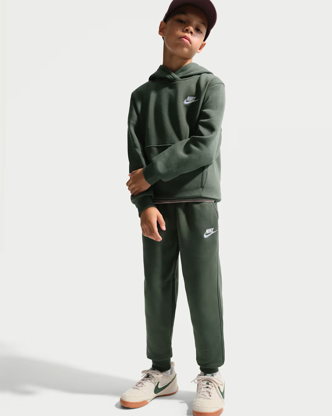 Nike pantalone sportivo junior Sportswear Club Fleece FD3008-305 verde