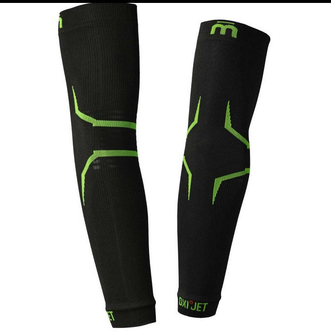 Mico Copri Braccia Compression Oxi-Jet AC01120-155 Nero-Verde – Energia e Comfort - 
