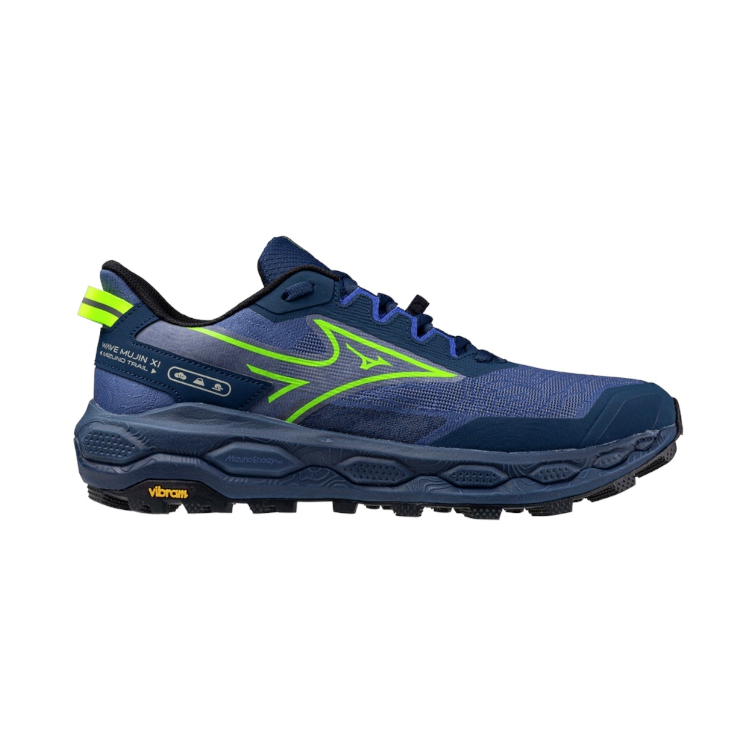 Mizuno Scarpa Trail uomo WAVE MUJIN 11 blu-giallo