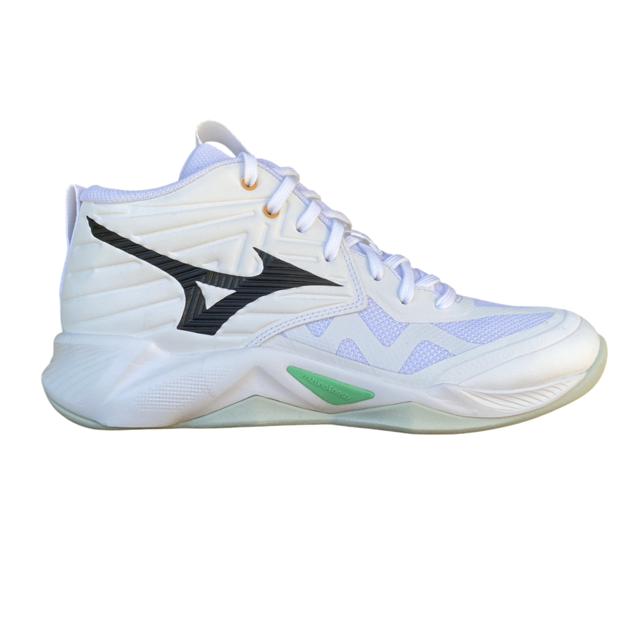 Mizuno Wave Momentum Pro Mid V1GA254521 Bianco - Scarpe da Pallavolo con Ammortizzazione e Stabilità Avanzate