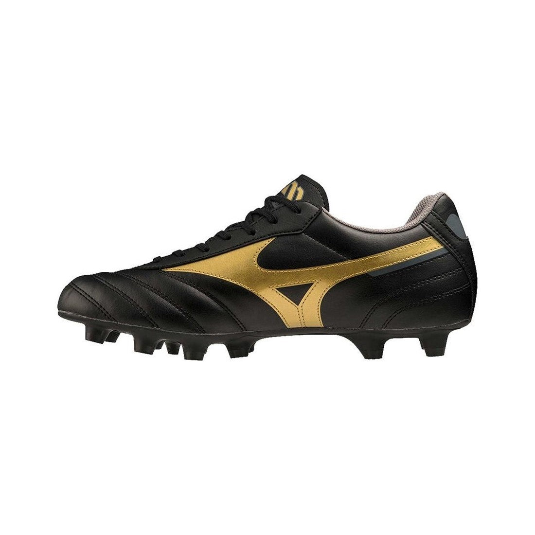 Mizuno scarpa da calcio da uomo Morelia II Club P1GA231650 nero-oro fro