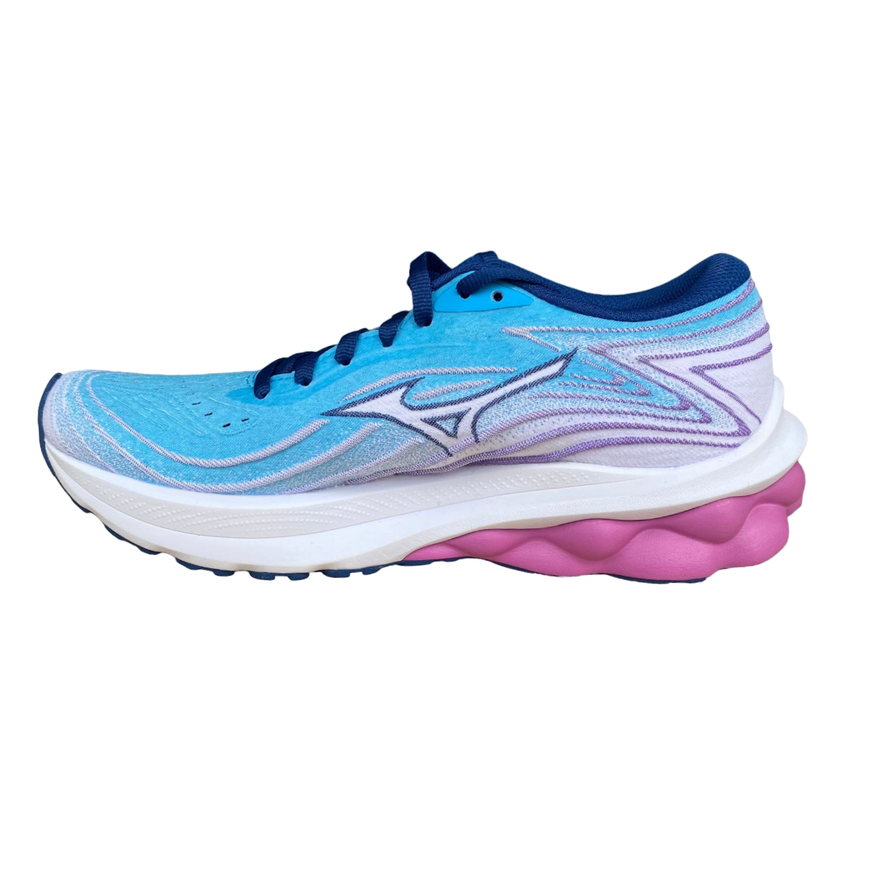 Mizuno scarpa da corsa da donna Wave Skyrise 5 J1GD240923 azzurro blu giacinto