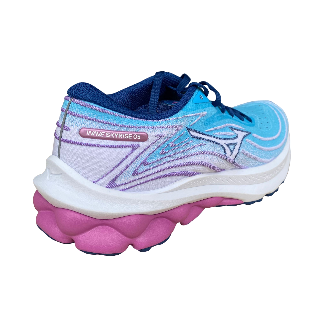 Mizuno scarpa da corsa da donna Wave Skyrise 5 J1GD240923 azzurro blu giacinto