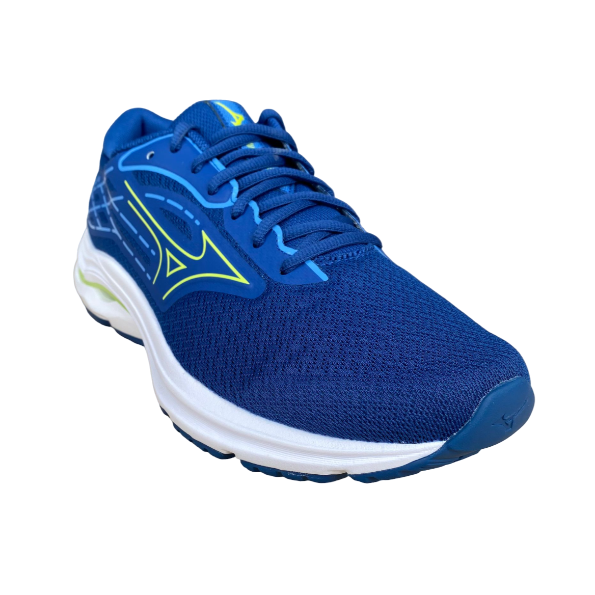 Mizuno scarpa da corsa da uomo Wave Equate 8 J1GC244802 blu verde