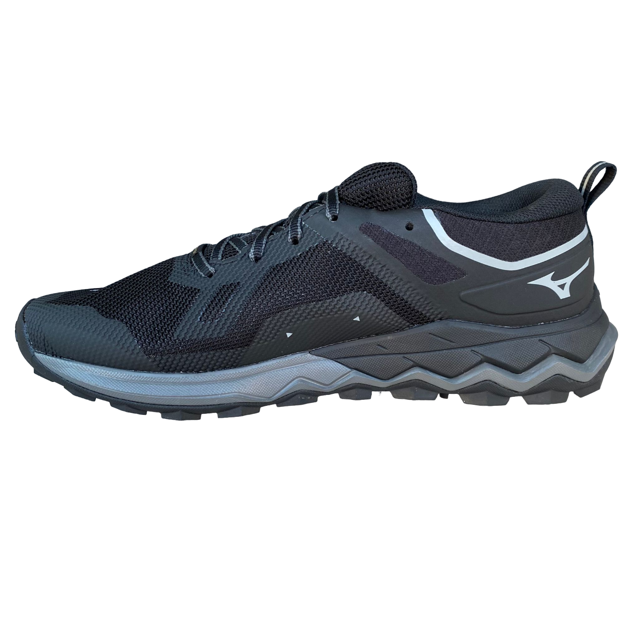 Mizuno scarpa da corsa per Trail Wave Ibuki 4 GTX J1GJ225901 nero-grigio vista interna