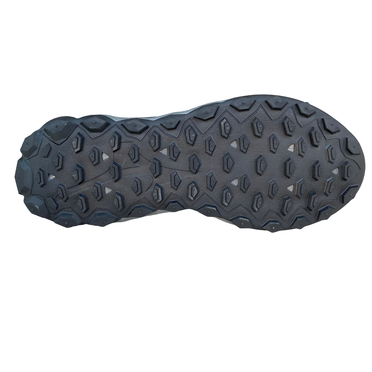 Mizuno scarpa da corsa per Trail Wave Ibuki 4 GTX J1GJ225901 nero-grigio vista suola