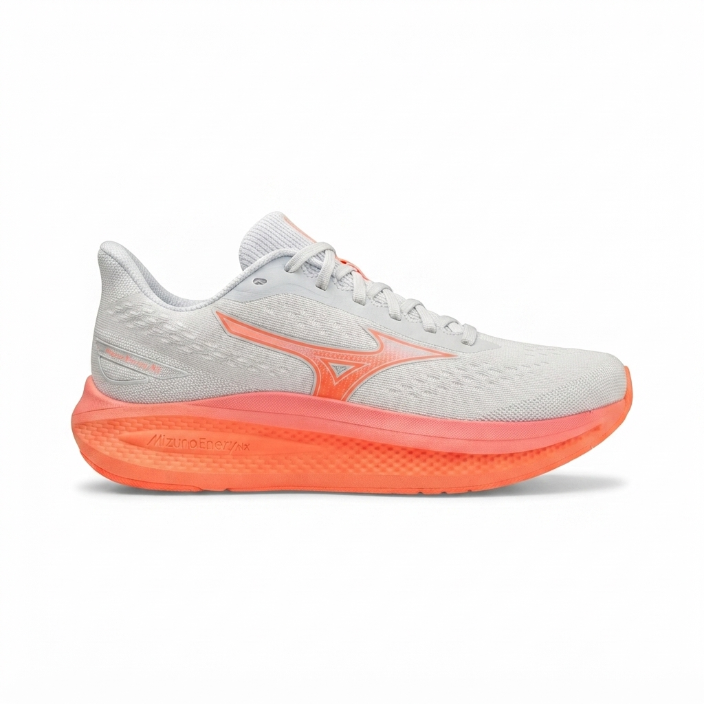 Mizuno scarpa running donna Fortrush J1GD264871 bianco-arancio